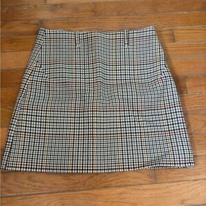 Mango Plaid Women's Skirt